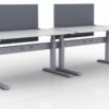 KINEX 2-Pack Single Run Benching, created with height adjustment in 2 stages. Model KN014 is 48x30 inches, and placed on a white background.