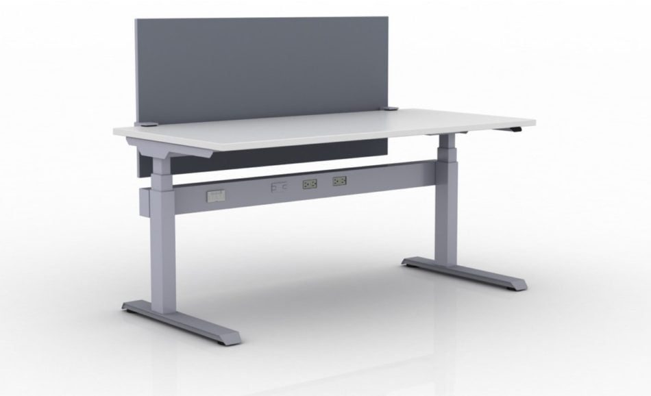 KINEX Benching 60x30 single workstation. Model KN017 is on a white background.