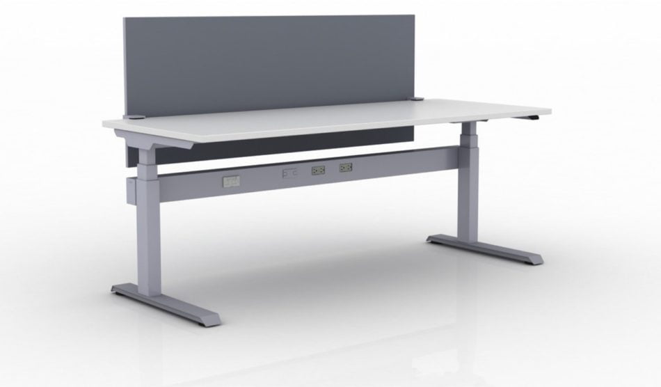 KINEX Benching 72x30 single workstation. Model KN021 is on a white background.