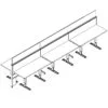 Technical drawing of EPB , configured in a double run for ___ people.