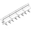 Technical drawing of EPB , configured in a double run for ___ people.