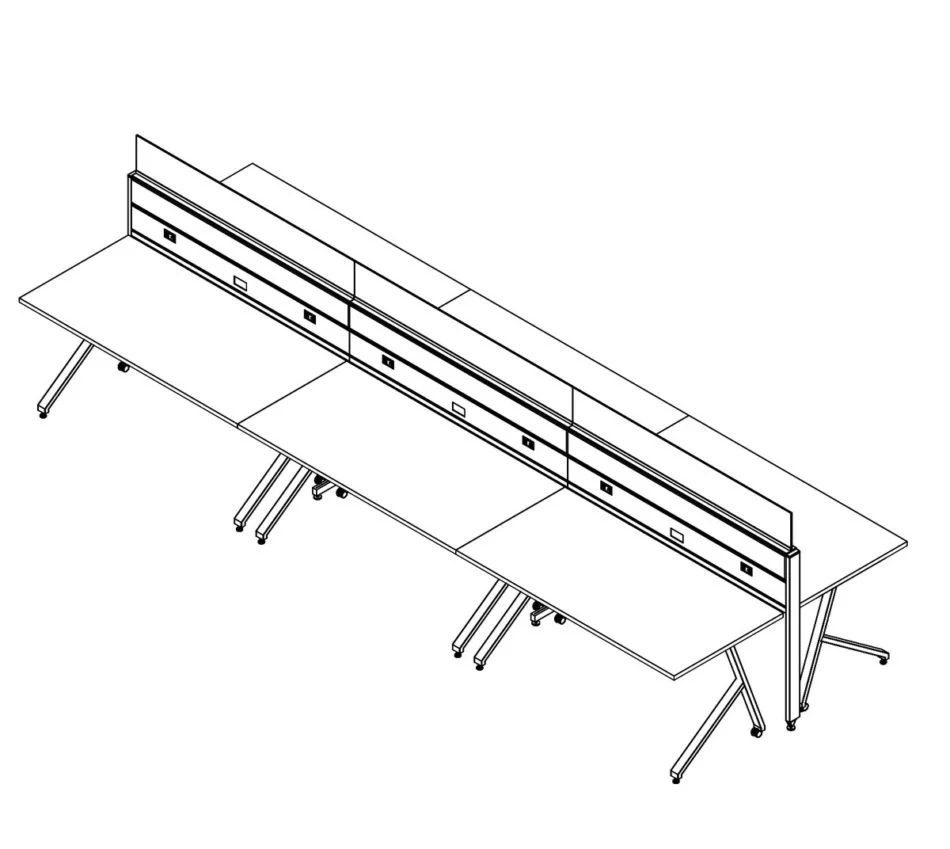 Technical drawing of EPB , configured in a double run for ___ people.