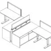 Technical drawing of EPB , configured in a double run for ___ people.