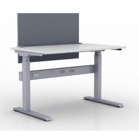 KINEX Adjustable Height Benching Single Person Workspace