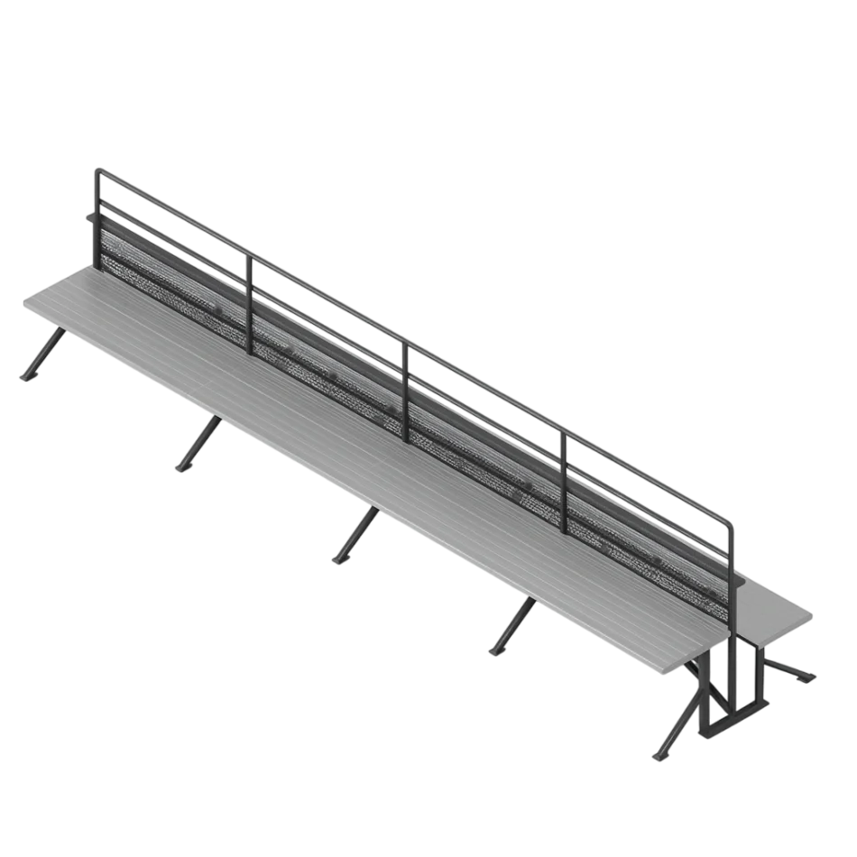 Evolve Power Beam Training Room Tables, Metal and Laminate with Glass Topped Wall Panels, Group Sessions and Workshops - EPB526