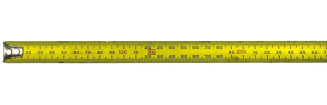 yellow measuring tape