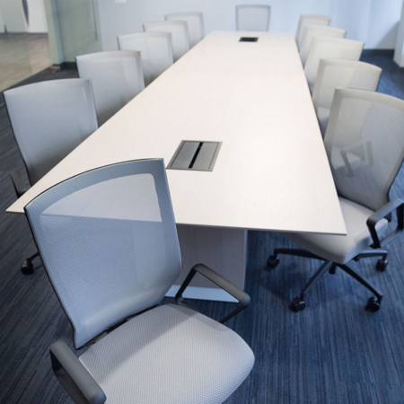 Run II Mid-Back Black Frame Office Chair with Synchro Control and Larger Seat