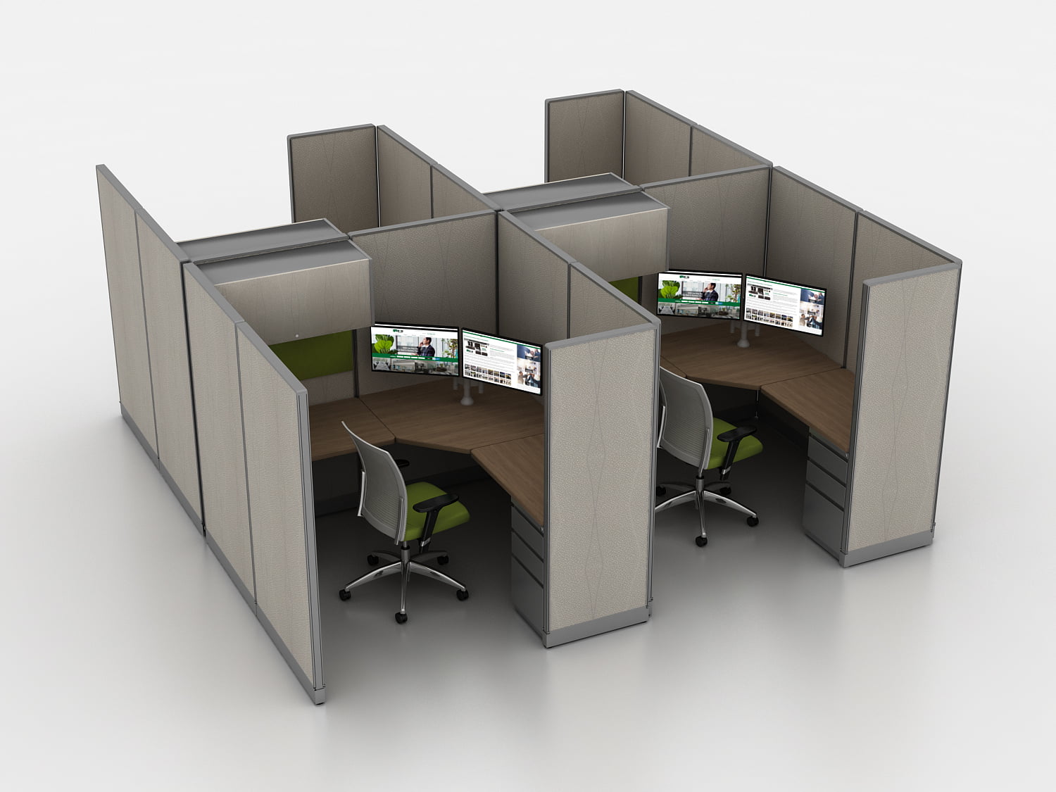 Private cubicles remanufactured | ROSI Office Systems, Inc