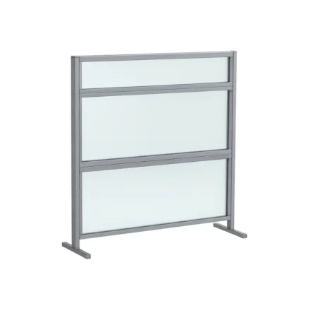 Evolve Wellness Freestanding Privacy Panel, Frosted Acrylic