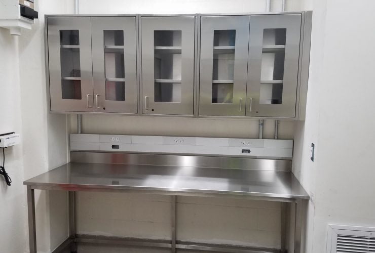 new laboratory work area