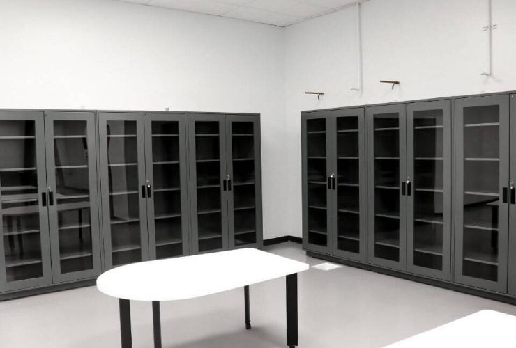 grey laboratory cases
