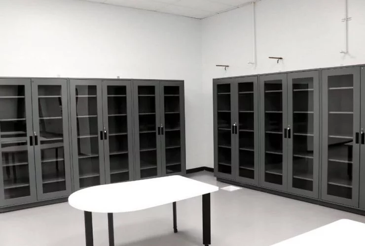grey laboratory cases
