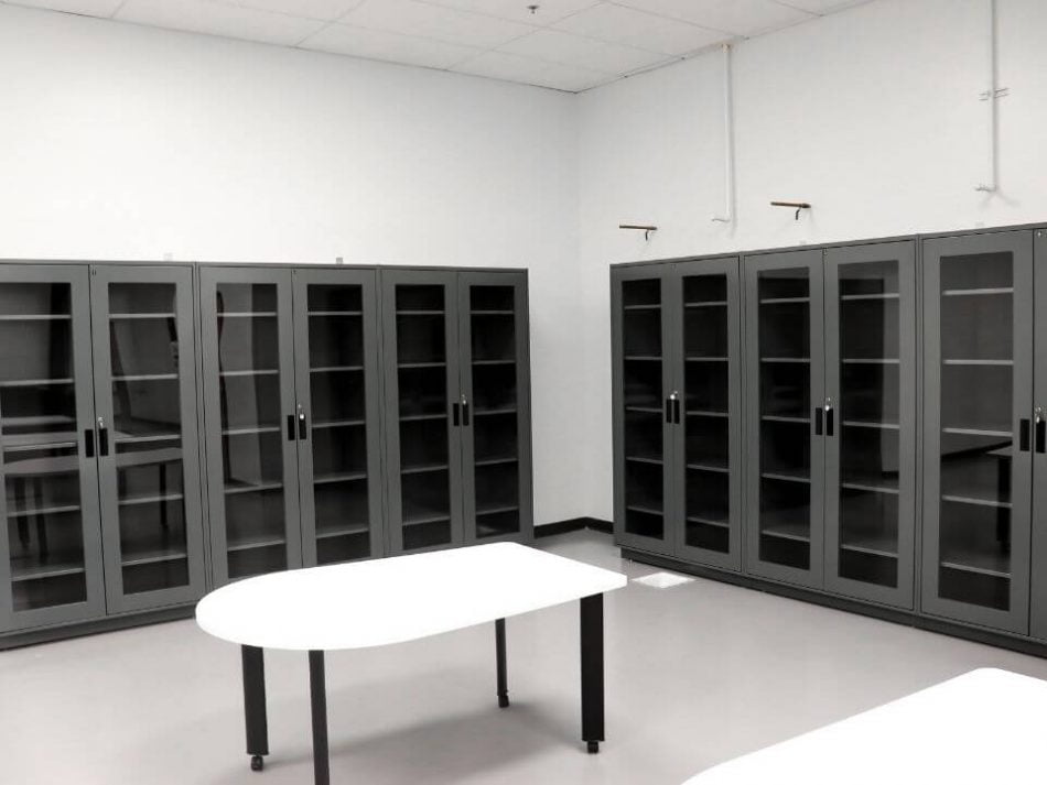 grey laboratory cases