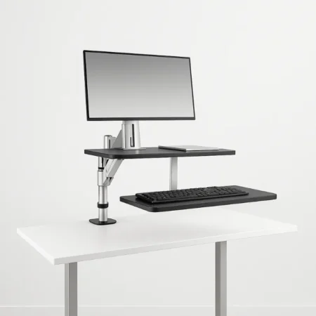 ESI Climb-1 Sit-to-Stand Desktop Workstation