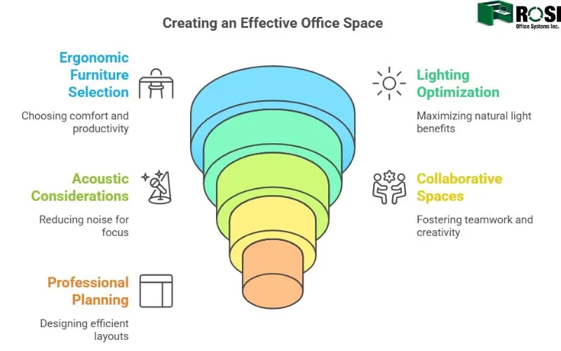 Creating Effective Office Space Infographic