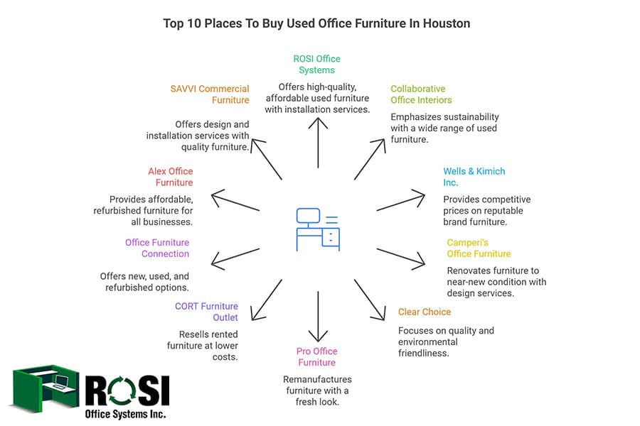 Places To Buy Used Office Furniture In Houston-2025