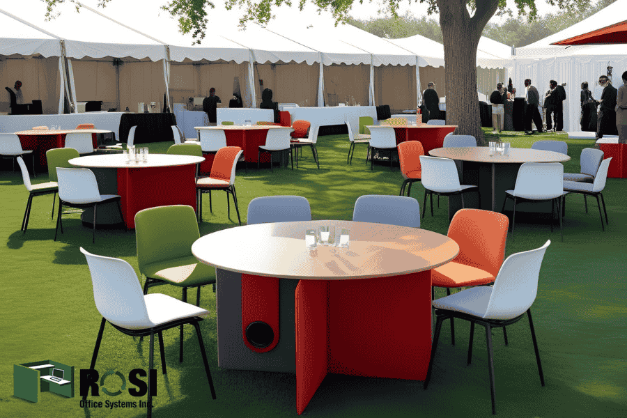 best temporary office furniture for houston's event venues