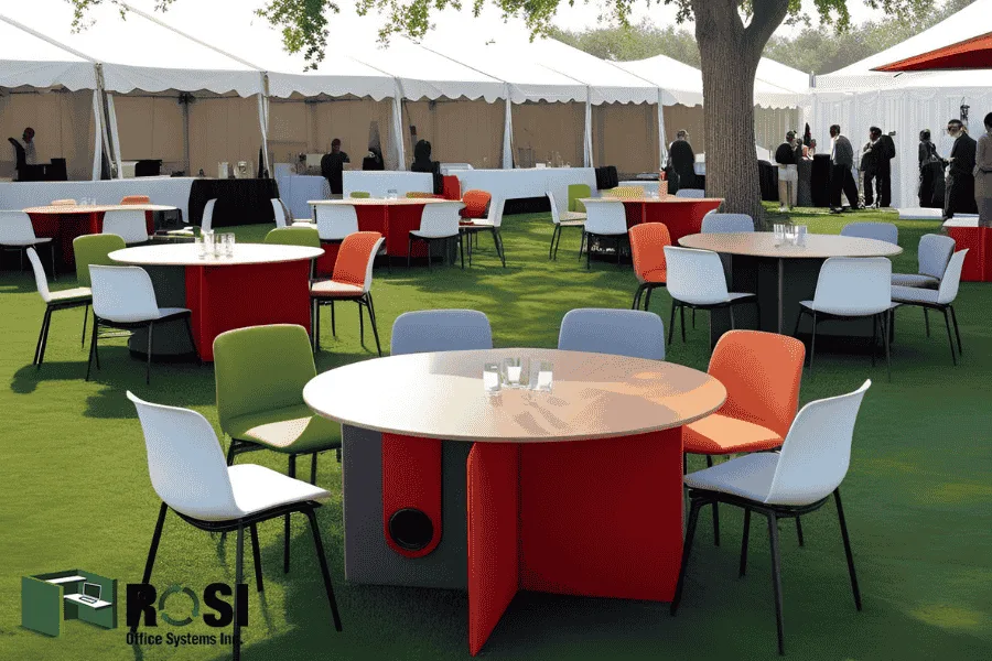 best temporary office furniture for houston's event venues
