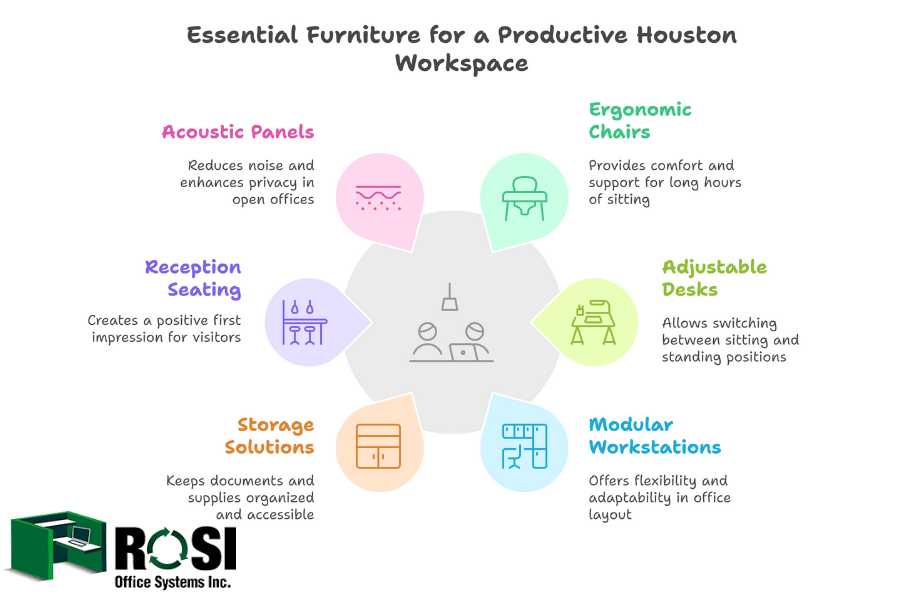 7 Must-Have Office Furniture Pieces for a Productive Houston Workspace 