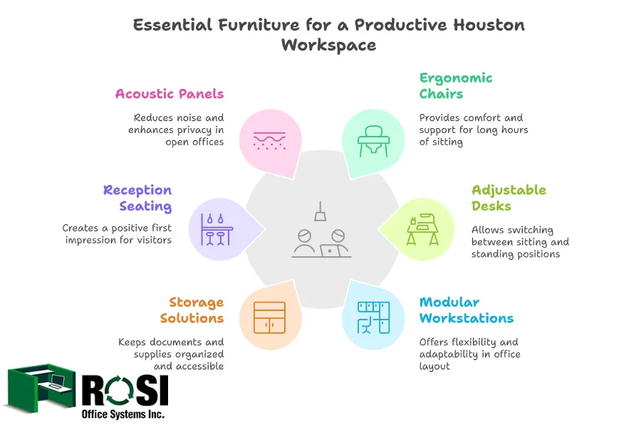7 Must-Have Office Furniture Pieces for a Productive Houston Workspace 