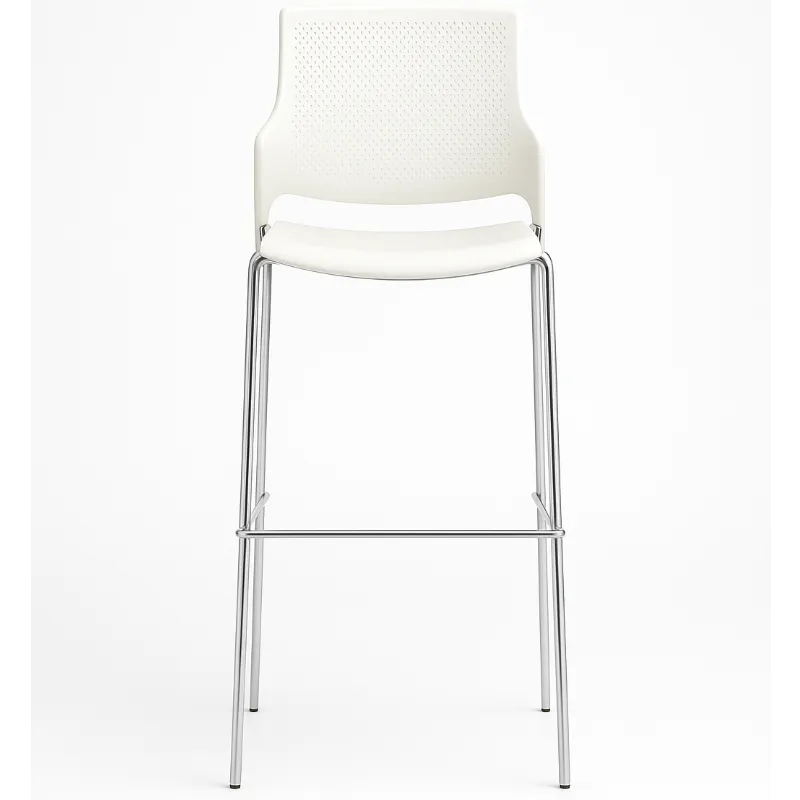 Armless Stool Poly Seat and Back Multi Colors 2075BSNPP