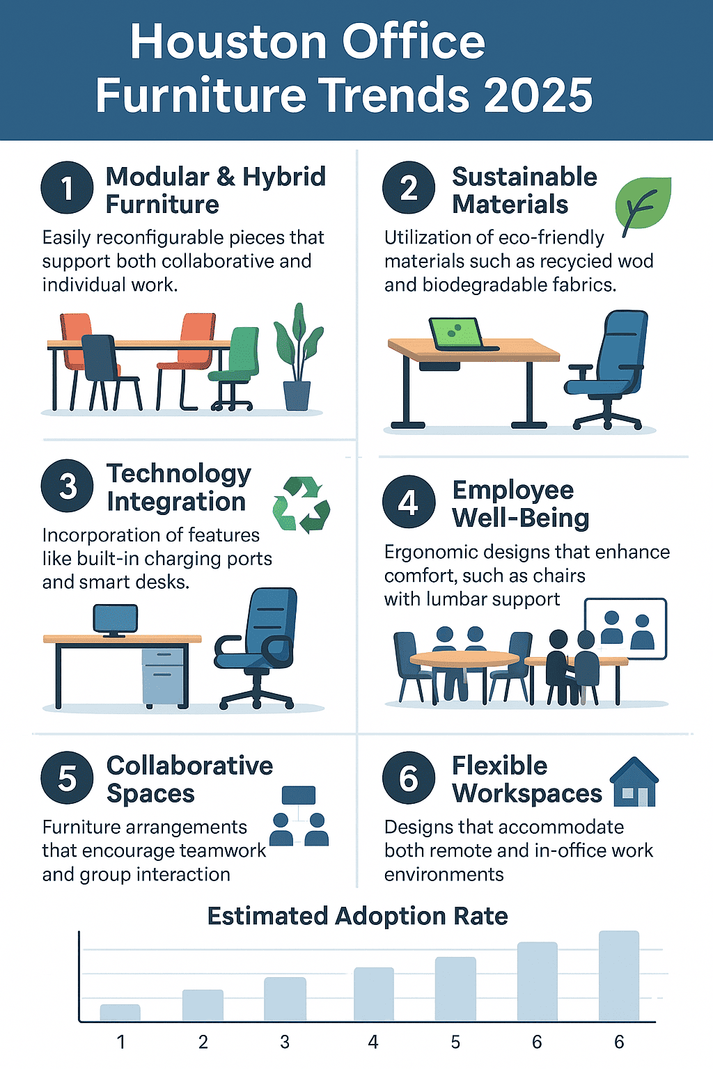 Houston’s Office Furniture Trend Infographic