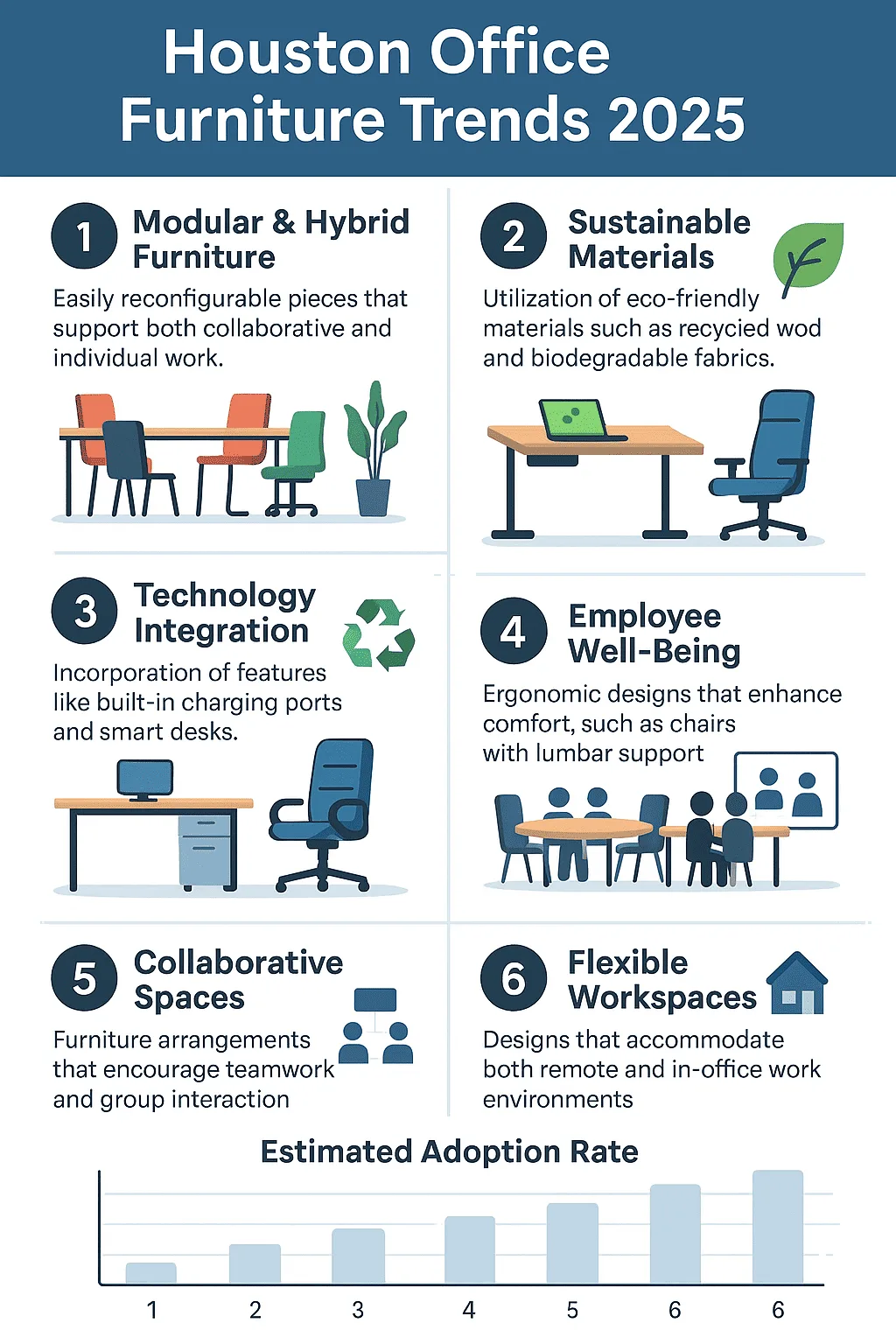 Houston’s Office Furniture Trend Infographic