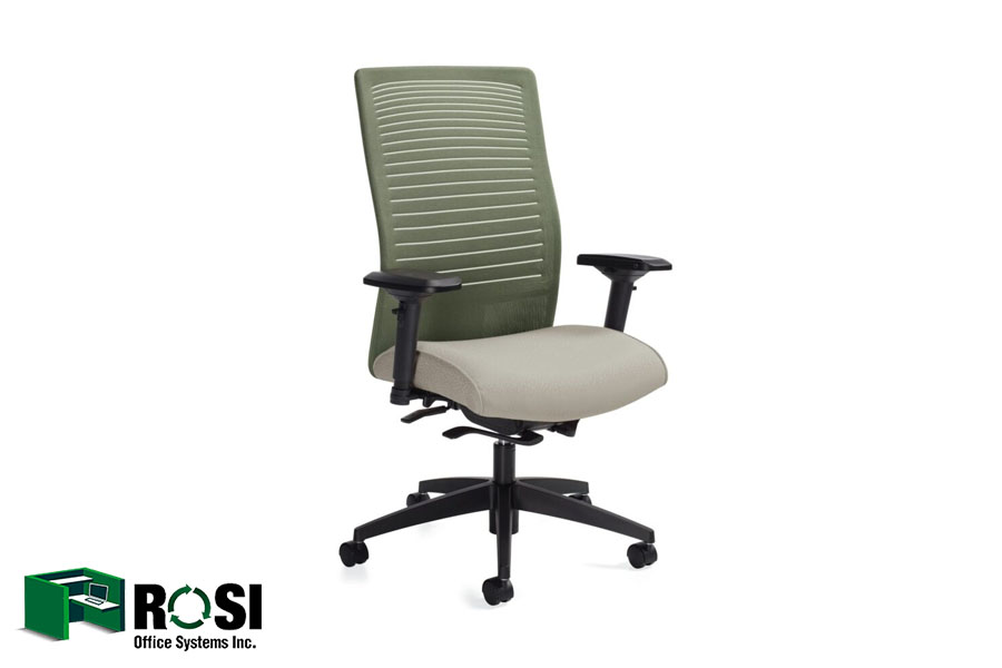 Global Loover 2661-8 High Back Weight Sensing Synchro-Tilter