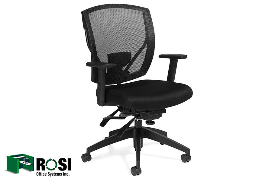 Offices to Go 2803 Black Mesh Executive Chair