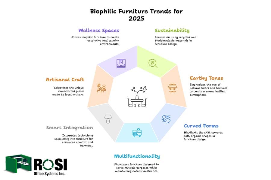 Biophilic Furniture Trends for- 2025