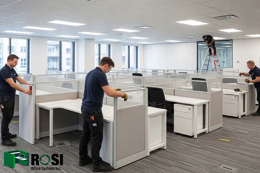 easy installation-modular cubicles
