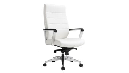 A White Conference Room Chair