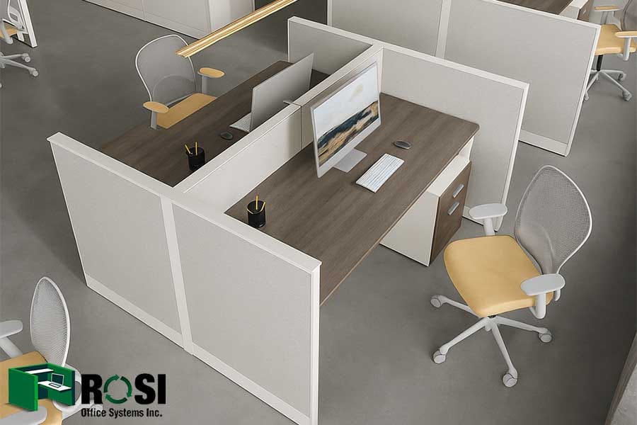 h-shaped cubicles