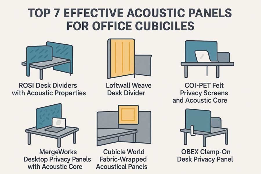the Most Effective Acoustic Panels for Office Cubicles