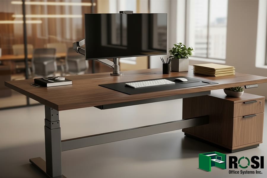 choose the right executive deskheight adjustable
