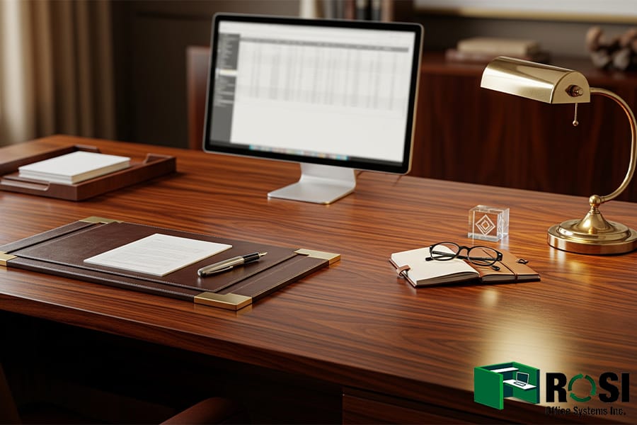 executive desk-material
