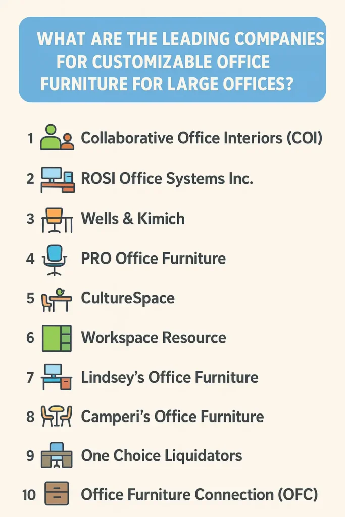 customizable office furniture