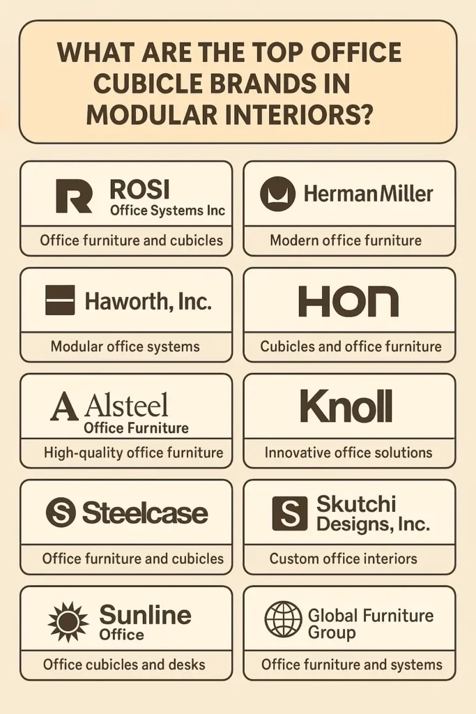 office cubicle brands in modular interiors-2025