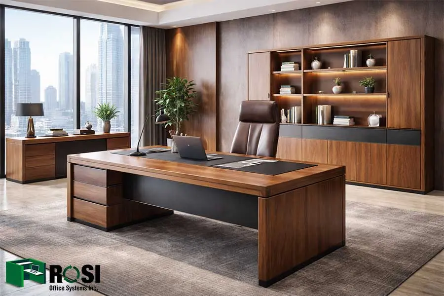 materials for corporate office furniture