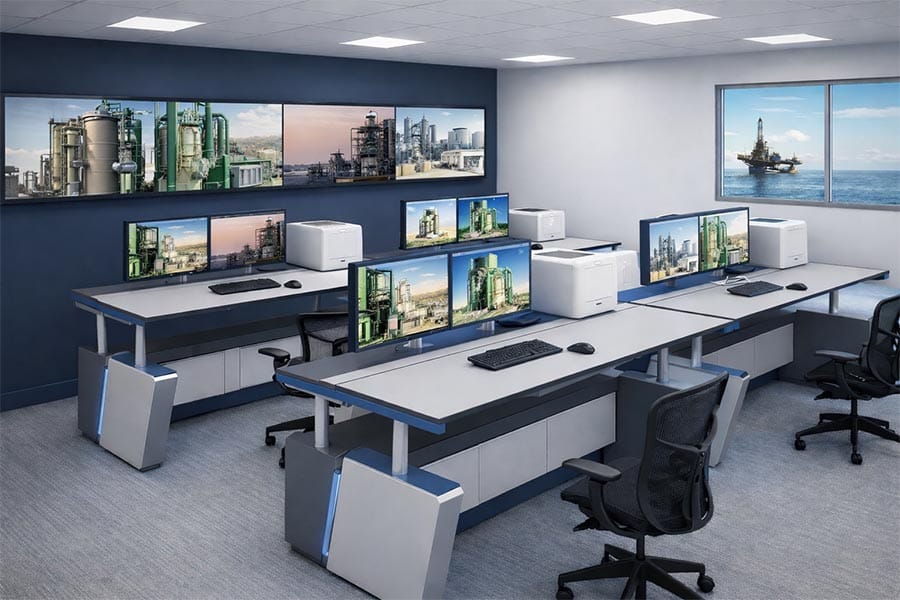 Office Furniture Oil and Gas Companies-control room furniture