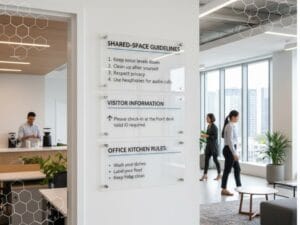 Policy and informational displays