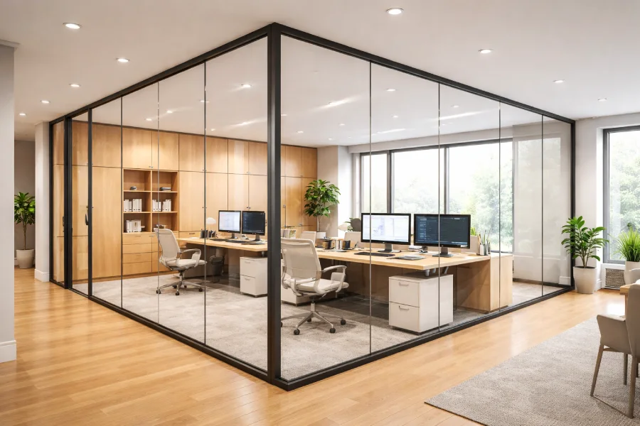 accounting furniture-demountable wall