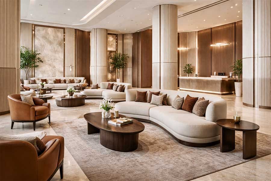 lobby hotel furniture