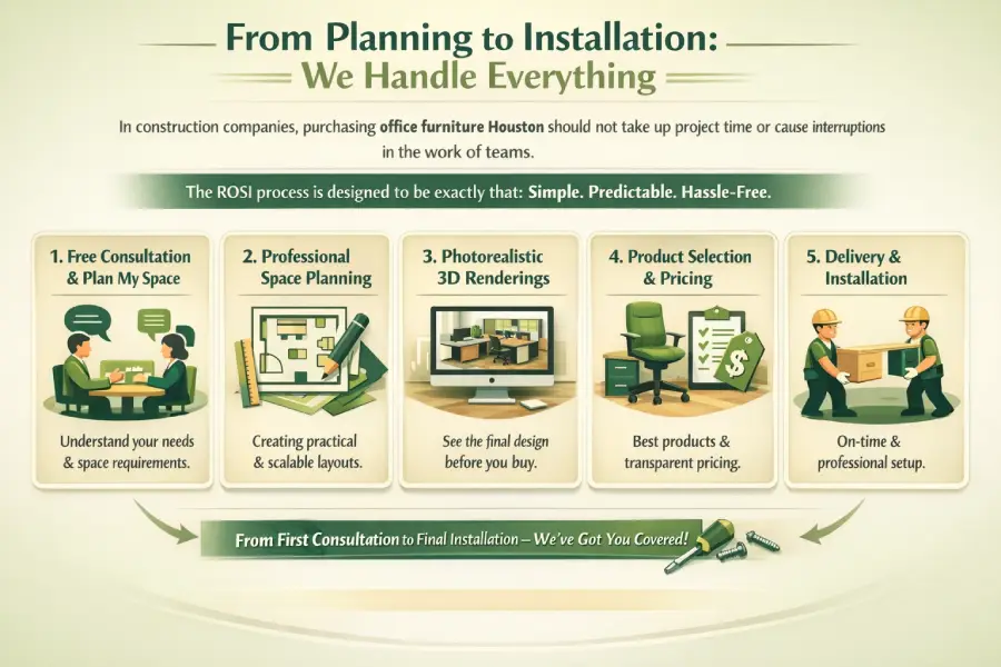 office furniture- construction companies