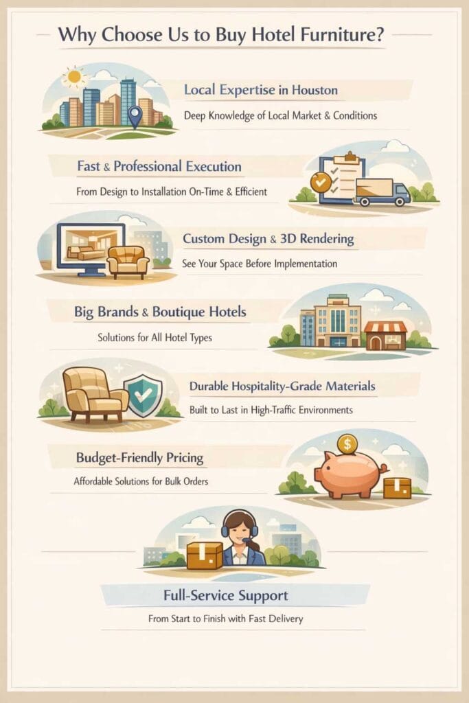 why choose us to buy hotel furniture