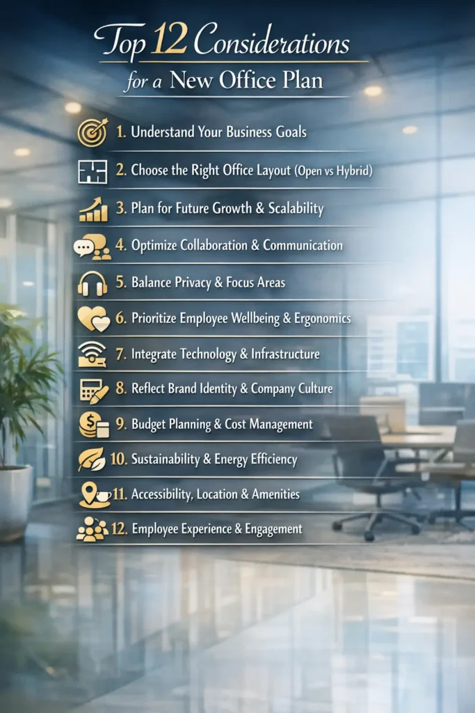 Considerations for a New Office Plan