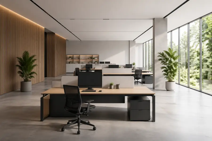 open concept desks