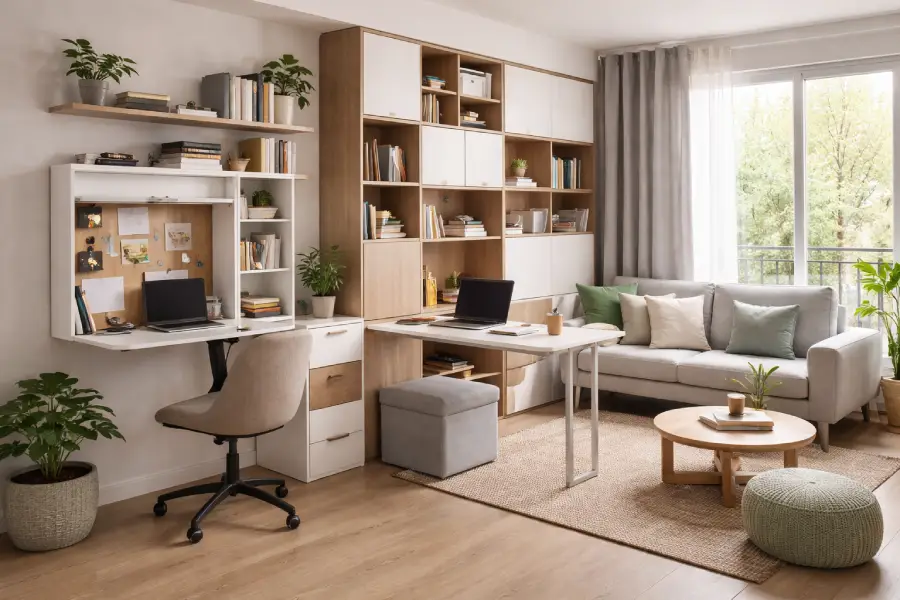 home office design ideas-multifunctional spaces