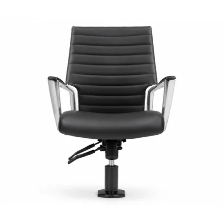 Global Accord Upholstered Medium Back Tilter, Pedestal Base
