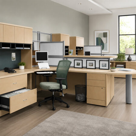 Global Divide Laminate Desk-va2